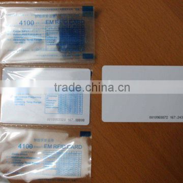 125KHZ TK4100 EM4001 EM proximity CARD