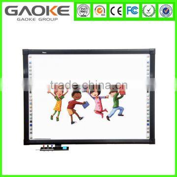 82" to 150" multi user multi language Infrared electronic interactive whiteboard smart board china for sale