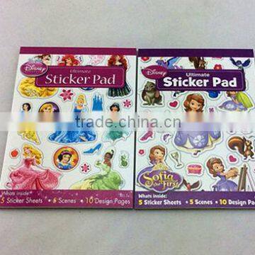 fashionable sticker Princess Sofia Pad