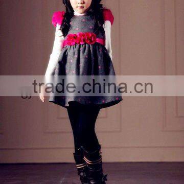 2012 the latest girls party dress for winter D30206