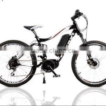 Full suspension electric city bike