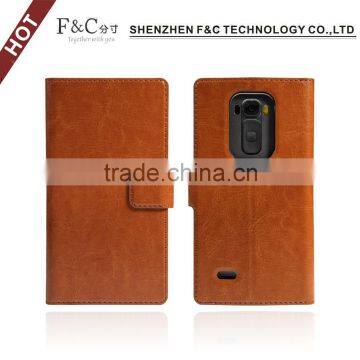 Hot selling leather mobile phone case for LG Flex 2