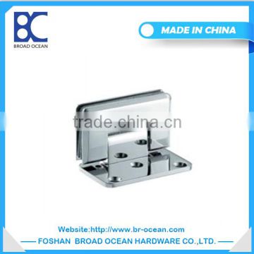 Zinc alloy 304SS stainless steel wall to glass bathroom shower hinge/90 degree single shower door hinge(WL-8105)