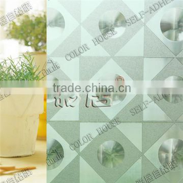 2016 hot sale self adhesive pvc decorative 3d glass film