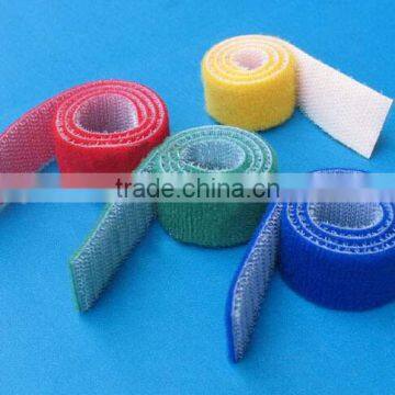 Eco-friendly customized nylon double side hook and loop tape