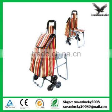 New Shopping Cart Trolley Stair Climbing Rolling Folding Grocery Laundry Utility(directly from factory)