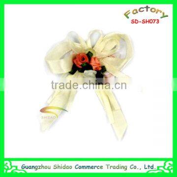 Wholesale White Ribbon Flowers Making SDSH073