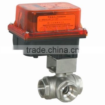 3 way Electrical Ball Valve(thread)