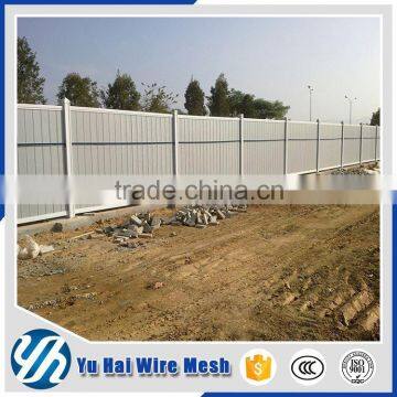 Heavy duty hot dipped galvanized construction site temporary fence