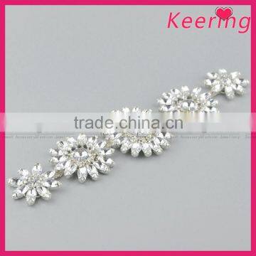 Fashion Flower Crystal Embellishment for Sash WRE-270 photo-4