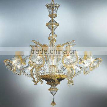 Italian Murano Glass Chandelier Lighting Luxury Pendant Hanging Light CZ3532/8