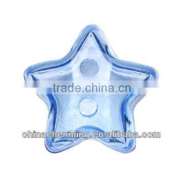 wholesale cheap loose colorful acrylic star bead with hole