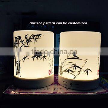 Mini Music Bluetooth Speaker Led Color Changing Smart Sensitive Touch Table Lamp photo-6