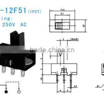 SS-12F51 slide switch