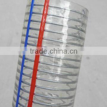 pvc spiral steel wire reinforced hose