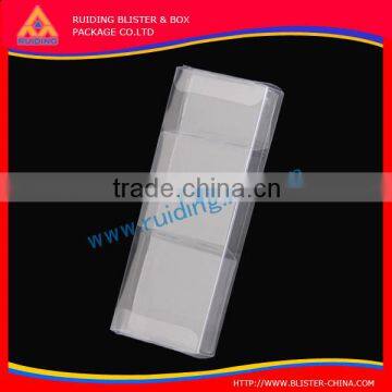 Ruiding manufacturer Custom high quality thickness Transparent plastic box,electronics clear pvc box