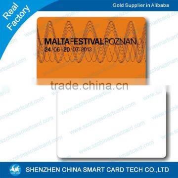 Hot sell high quality manufacturer pvc laminated printable smart card