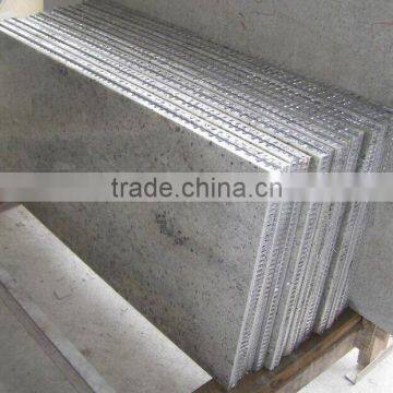 White granite composite aluminum honeycomb panels for exterior cladding