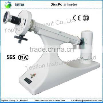 Manual Disc Polarimeter price with aluminium cast base plate