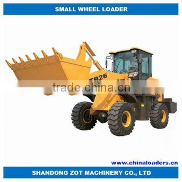 small wheel loader T926 with pallet fork, joystick for sale