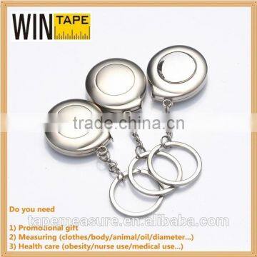Custom Steel Measuring Tape Metal Case With Metal Keychain Quality Choice