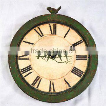 Industrial French Style Metal Old Wall Clock photo-1
