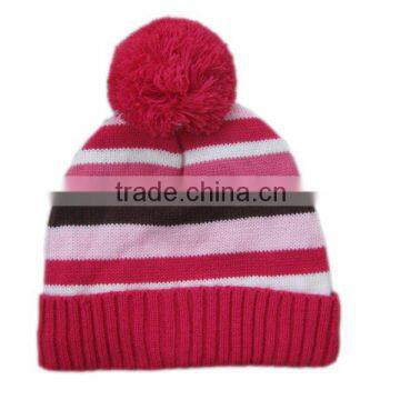 Girl's stripe hat