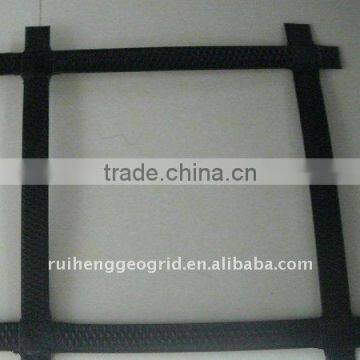 (Factory)80KN/m--80KN/m,45mx6m/roll,High Tensile Strength Steel--Plastic Geogrid