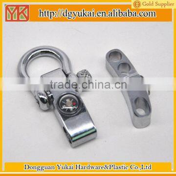 Yukai 5mm Dee Shackle Clasp With Compass for Paracord Bracelet photo-3