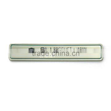 Custom logo emgraved name badge for cothes and bags