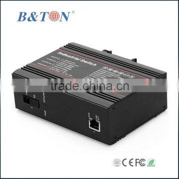 Industrial Fiber Media Converter IP40 Fiber to IP Converter 85