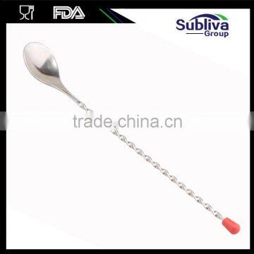 2016 Stainless Steel 304 Plastic Tail Bar Spoon