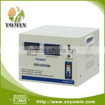 Manufacturer YMSVC2-2 Single Phase Servo Motor Stabilizer , Automatic Stabilizer 2000VA .