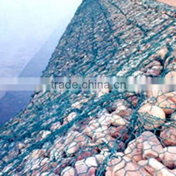 rock filled gabion baskets