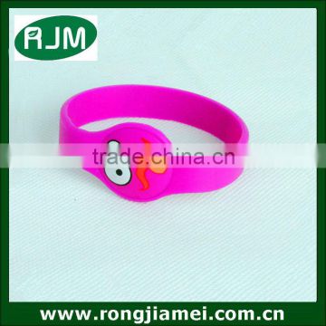 London Olympics promotional gift hologram 100%silicone personalized fashion ion power bracelet