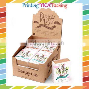 Custom Small Cardboard Paper Printed Corrugated Retail Counter Display Box