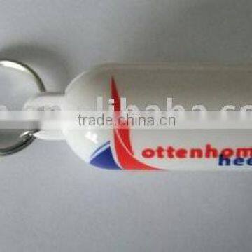 plastic keychain with float