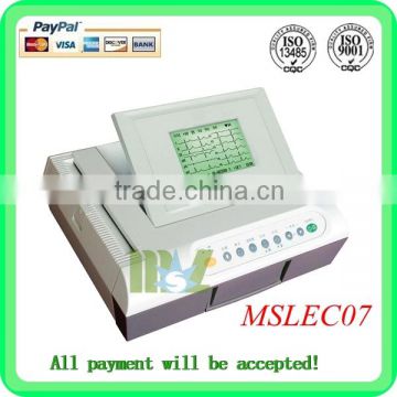 Twelve channel EGC machine Automatic analysis of digital ecg machine(MSLEC07)