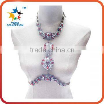 custom multi color metallic temporary body jewelry imitation jewelry