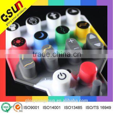Qualified RoHS Waterproof and Epoxy Coated Silicone Keypad
