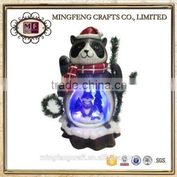 Home decoration Christmas Resin raccoon