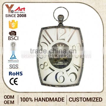 Quality Guaranteed Embroidery Design Old Fashioned Male Sports Clock Antique Clocks Wall