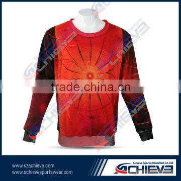 Customized crewneck fleece 3d sweatshirt