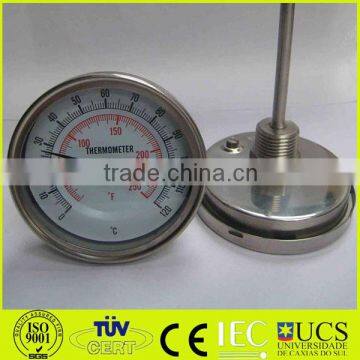 Axial Bimetallic Thermometer for Food Industry