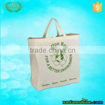 high quality natural cotton shopping bag