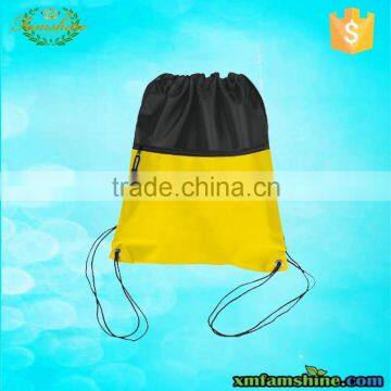 customized polyester drawstring backpack bag