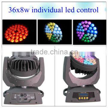 LED stage light 36*8W RGBW 4IN1 LED wash moving head