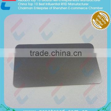 CR80 Engrave metal business card blank