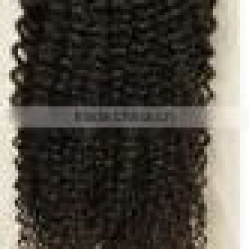 Indian virgin kinky curly hair weft supplier