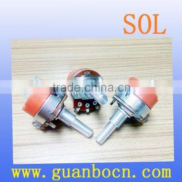 SOL--24mm continuous potentiometer switch potentiometer 20k potentiometer rotary alpha Potentiometer b500k 9n1 potentiometer